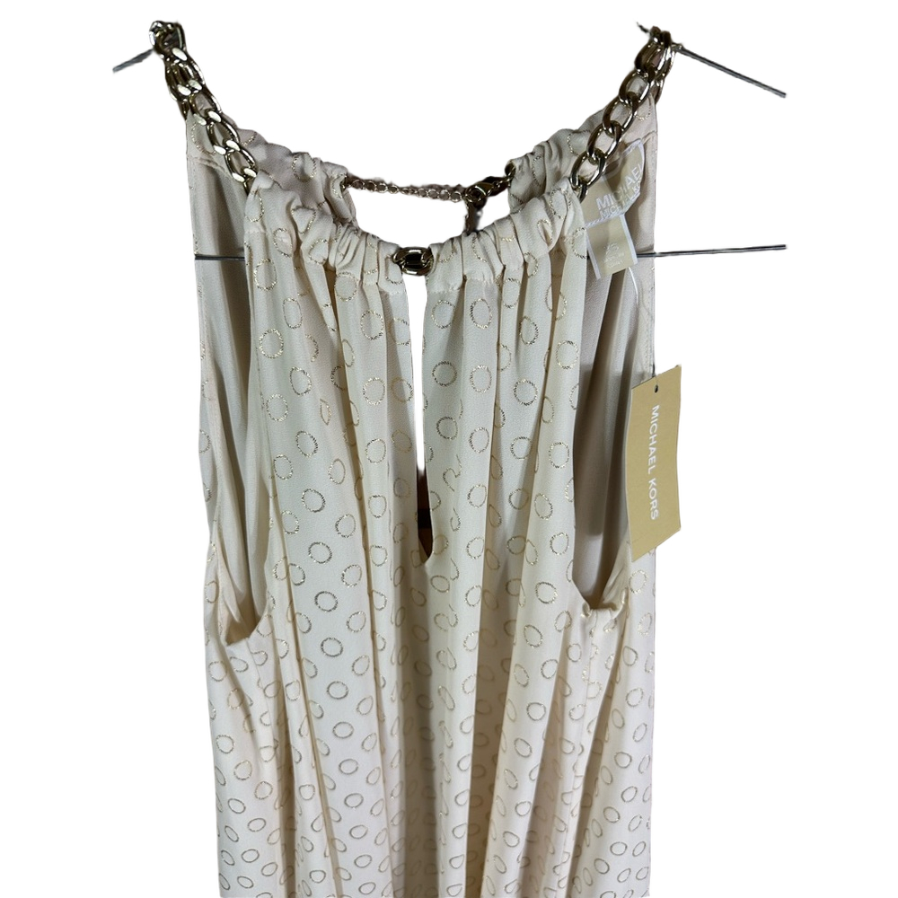 MICHAEL Michael Kors Cream and Gold Dress Size XSmall - Picture 4 of 9